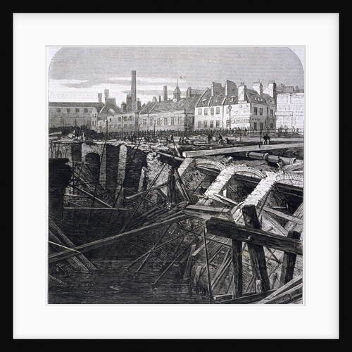 Accident in Farringdon Street, London by Anonymous