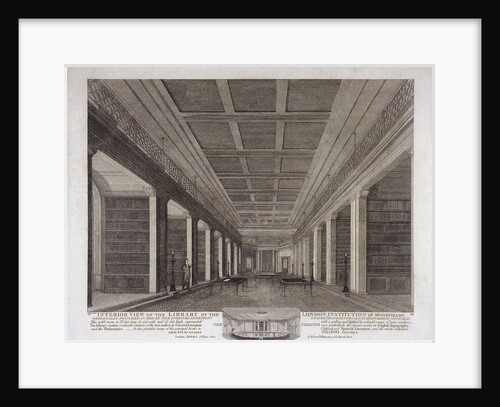 London Institution, Finsbury Circus, London by Henry R Cook