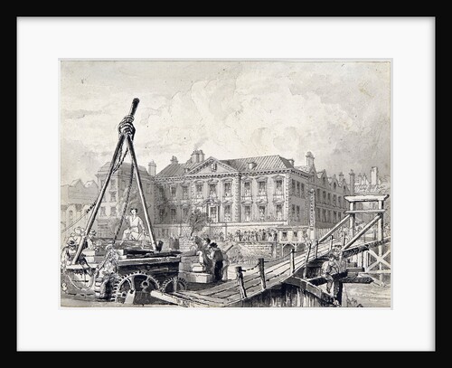 Fishmongers' Hall, Thames Street, London by William Henry Bartlett