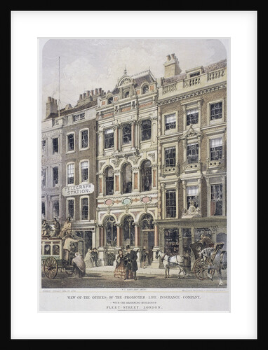 Fleet Street, London by Robert Dudley
