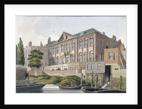 Fishmongers' Hall from the River Thames, London by George Shepherd