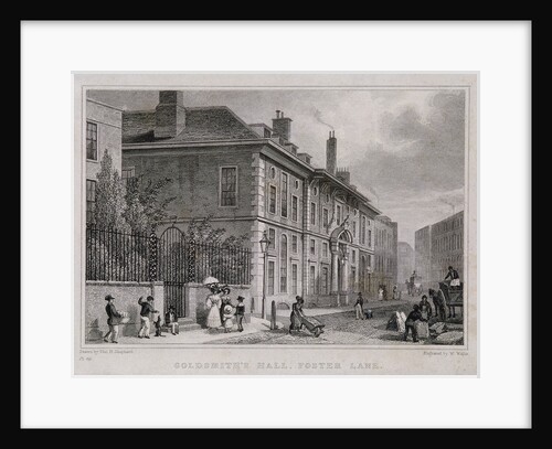 Goldsmiths' Hall, London by W Wallis