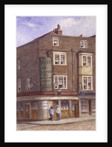 Ship Tavern, Goodman's Yard, London by JT Wilson