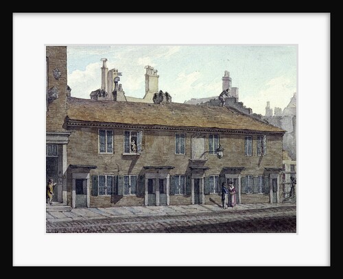 Hart Street, Cripplegate, London by Robert Blemmell Schnebbelie