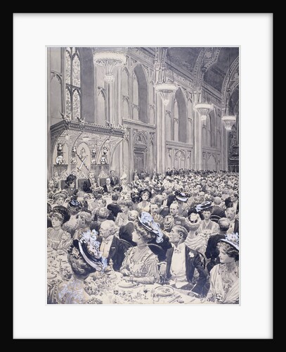Banquet at the Guildhall, London by Anonymous