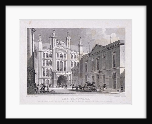 Guildhall, London by R Acon