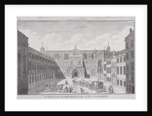 Guildhall, London by John Chessell Buckler