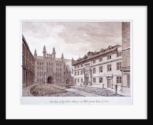 Guildhall, London by John Chessell Buckler