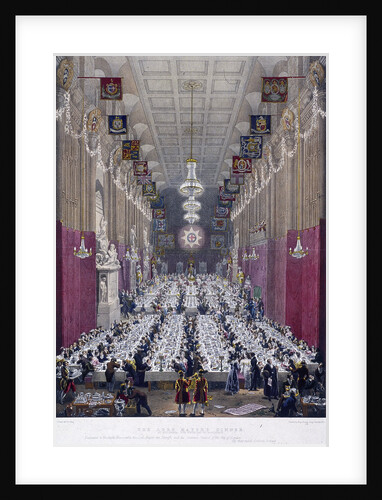 The Lord Mayor's Dinner at Guildhall, London by Anonymous