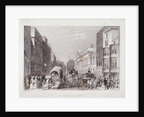 Leadenhall Street, London by J Hopkins