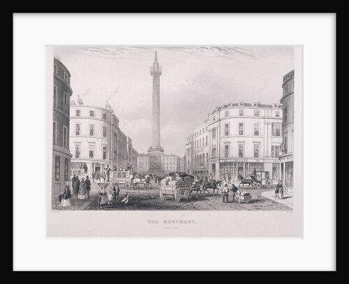 Monument, London by J Hopkins