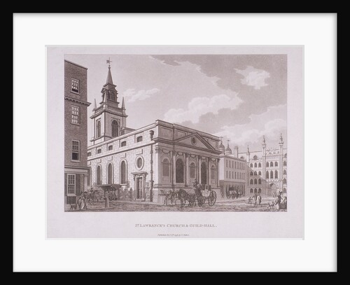 St Lawrence Jewry, London by Thomas Malton II
