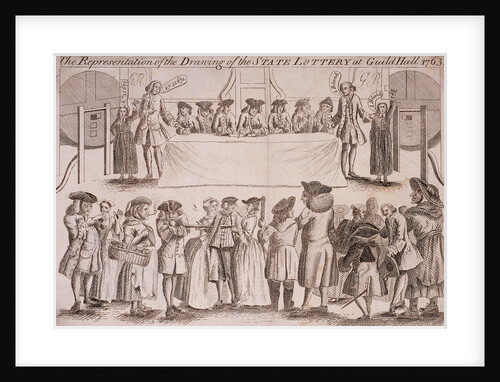 State Lottery at Guildhall, London by Anonymous