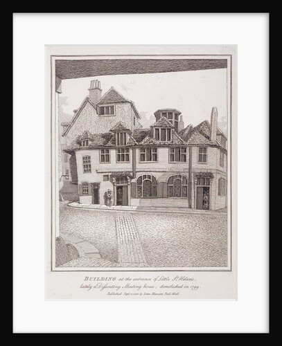 Little St Helen's, London by John Thomas Smith