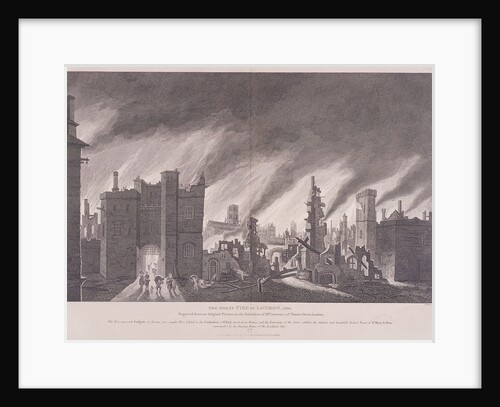 Ludgate, The Great Fire of London by John Stow