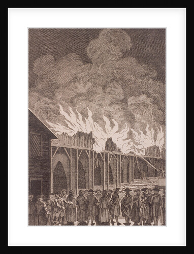 London Bridge (old), London by Charles Grignion