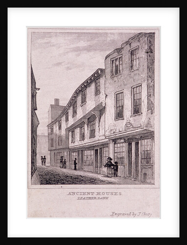 Leather Lane, London by J Shury