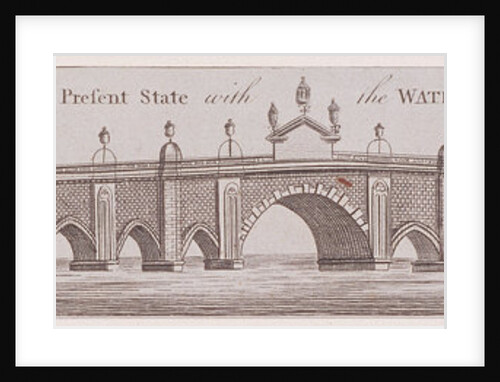 London Bridge (old), London by Anonymous