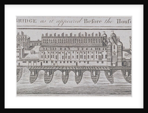 London Bridge (old), London by Anonymous