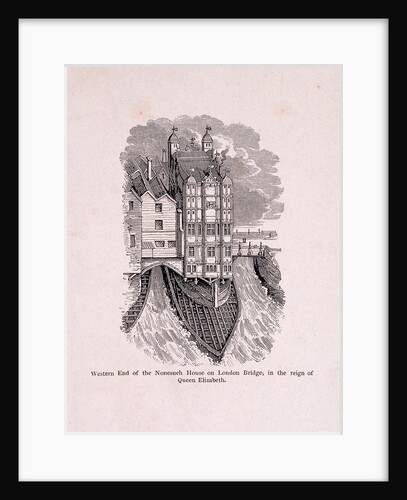 London Bridge (old), London by Anonymous