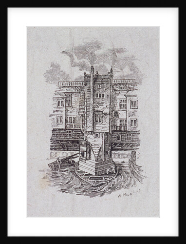 London Bridge (old), London. c1870 by W Hughes