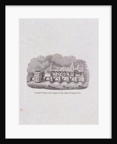 London Bridge (old), London, (c1800?) by Anonymous