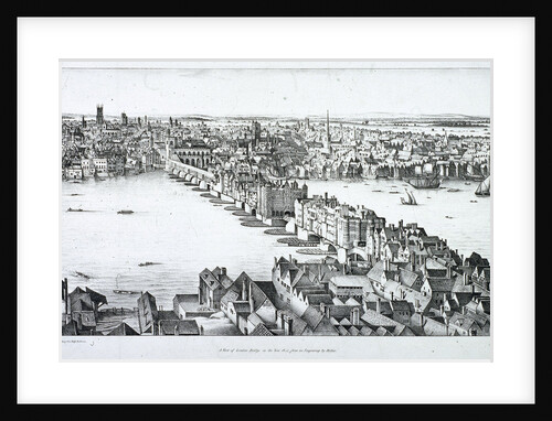 London Bridge (old), London by R Martin