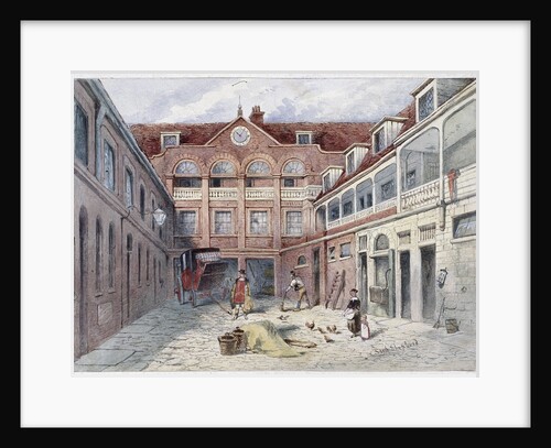 The Blue Boar Inn, Holborn, London by Frederick Napoleon Shepherd