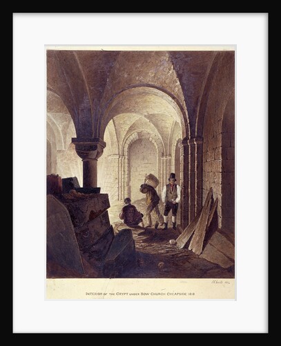 St Mary-le-Bow, London by Charles Edwin Gwilt