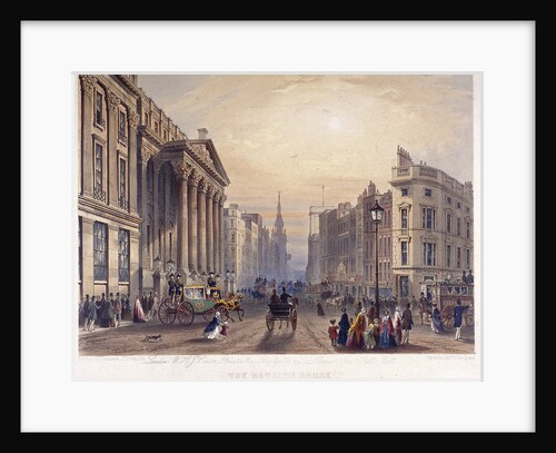 Mansion House (exterior), London by Thomas Picken