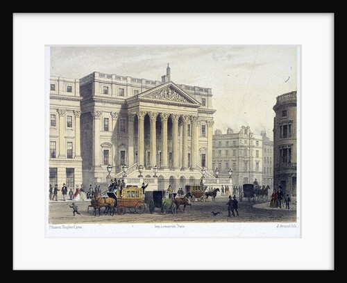 Mansion House (exterior), London by Jules Louis Arnout