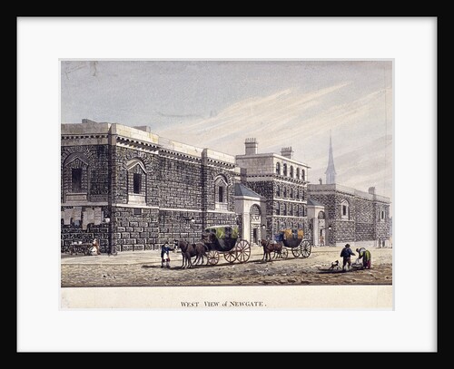 Newgate Prison, Old Bailey, London by George Shepherd