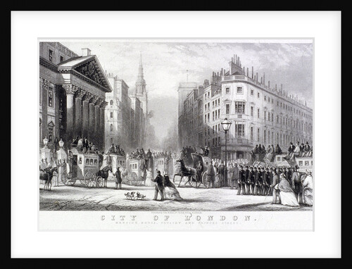 Mansion House (exterior), London by Thomas Abiel Prior
