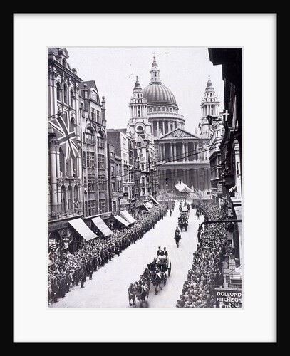 Re-opening of St Paul's Cathedral, London by Anonymous