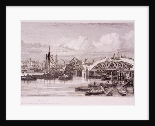 London Bridge (new), London by Edward William Cooke