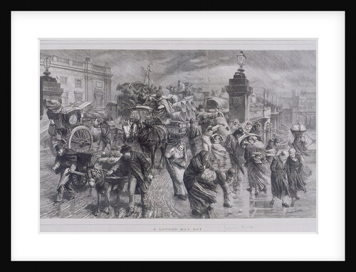 London Bridge (new), London by G Durand