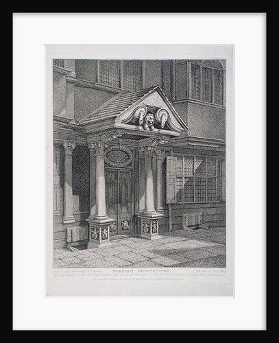 Milton Street, London by John Thomas Smith