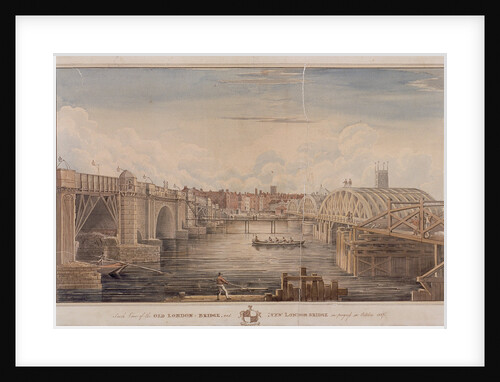 London Bridge (old and new), London by G Yates