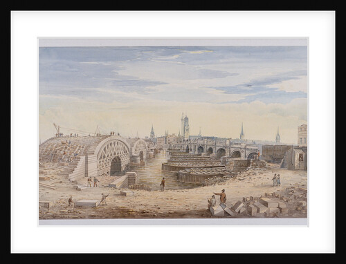 London Bridge (old and new), London by G Yates