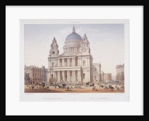 St Paul's Cathedral (new), London by Charles Riviere
