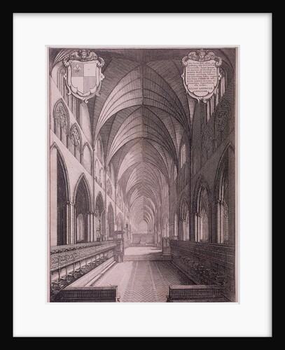 St Paul's Cathedral (old), London by Wenceslaus Hollar