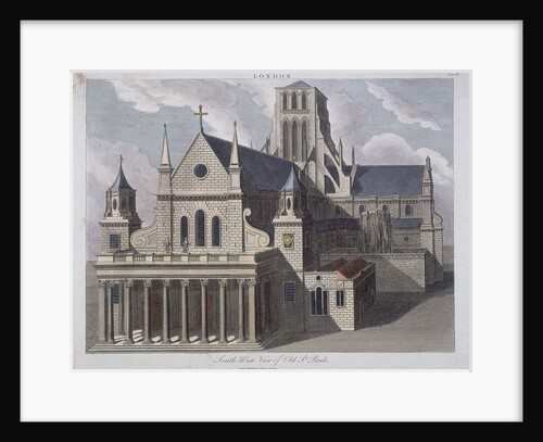 St Paul's Cathedral (old), London by John Chapman