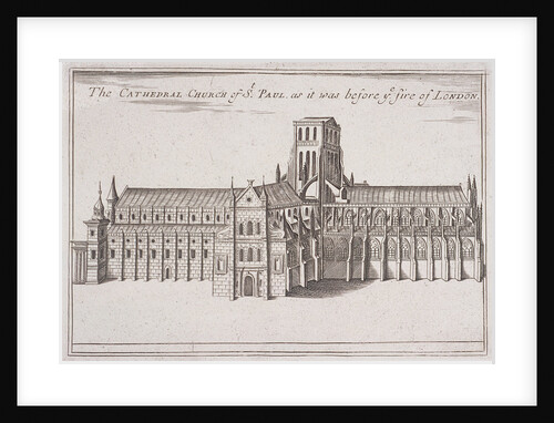 St Paul's Cathedral (old), London by Anonymous