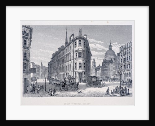 Queen Victoria Street, London by Anonymous