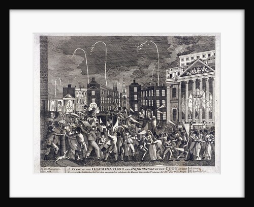 King George III's Golden Jubilee Celebrations, London by Anonymous