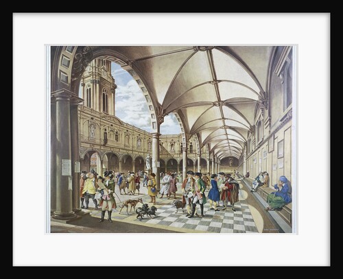Courtyard of the Royal Exchange, London by Anonymous