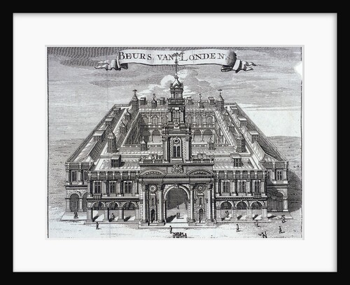 Beurs Van Londen, Royal Exchange (2nd) exterior, London by Anonymous