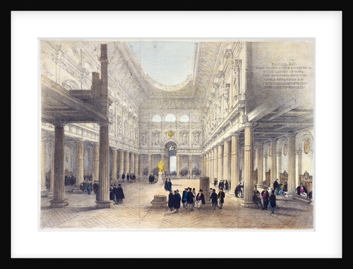 Royal Exchange (3rd) interior, London by George Belton Moore