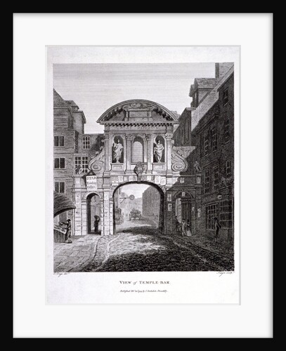 Temple Bar, London by James Neagle