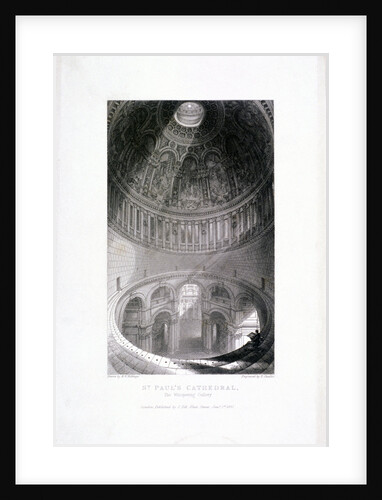 St Paul's Cathedral (new) interior, London by E Challis